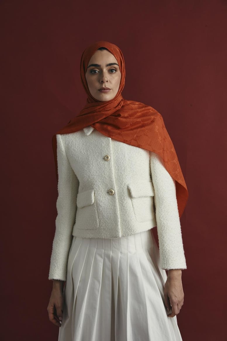 MAİSA NEDA KOYU TURUNCU ŞAL