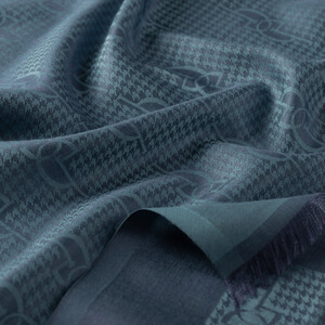 Monogram Mentol Şal